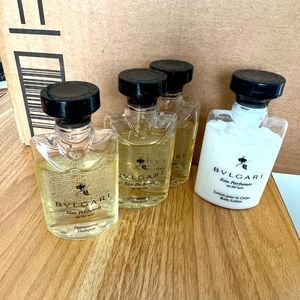 bulgari shampoo and lotion set